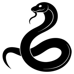 black and white snake