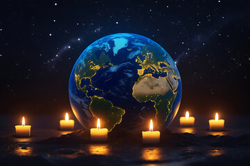 Fototapeta premium World Candle Day