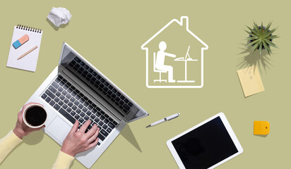 Concept of work from home