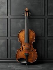 Naklejka premium Musical Art Comes to Life in Minimalism