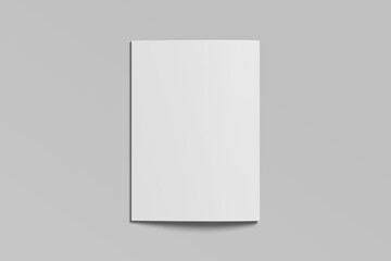 Blank a4 cover brochure catalog mockup