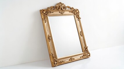Ornate Gold Mirror Reflection