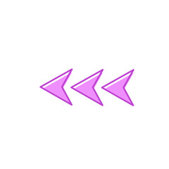 lined arrow elements