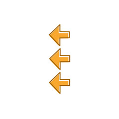 lined arrow elements