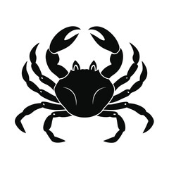 illustration of a crab silhouette