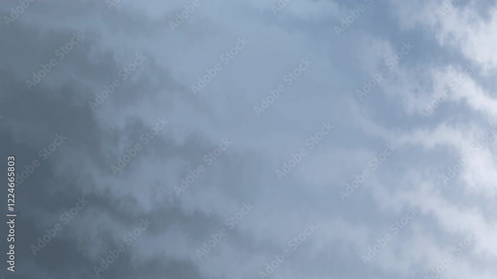 Aufkleber a tranquil view of a sky filled with soft gradients of blue and grey clouds creating a peaceful atmo