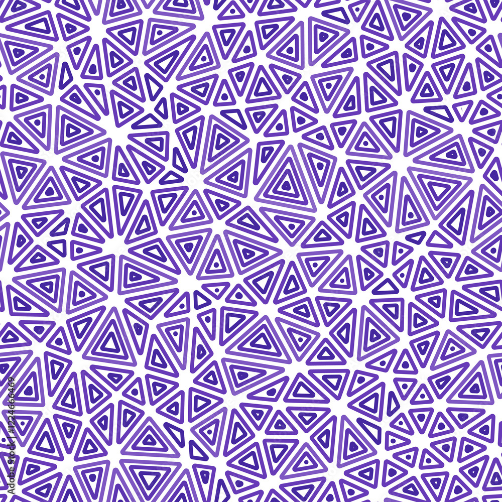 Poster geometric template background. compact triangles size. multiple repeated inner triangles. single col