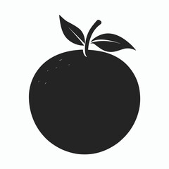 green apple illustration silhouette