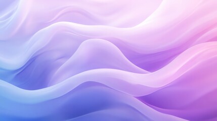 Obraz premium Abstract fluid gradient background with a soft blend of purple and blue waves, creating a futuristic flow for a business banner.