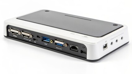 White and Gray USB Hub Device