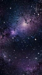 Obraz premium Abstract galaxy background with stars and nebulae, illustration