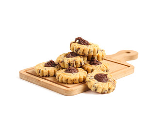 Kukis cokelat. Chocolate tart cookies.