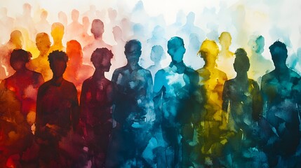 Colorful Watercolor Celebrating Global Heritage