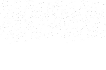 Silver glitter dust particles confetti isolated on transparent background. Shine round falling confetti. white glitter dust lights. luxury metal confetti dots. shiny particle for design and decoration