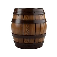 Obraz premium Wooden barrel PNG 