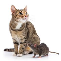 Fototapeta premium cat and mouse