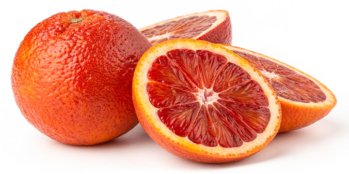 Behold the vibrant beauty of a fresh, red-blooded apple, with its glossy skin, rich color, and natural shine