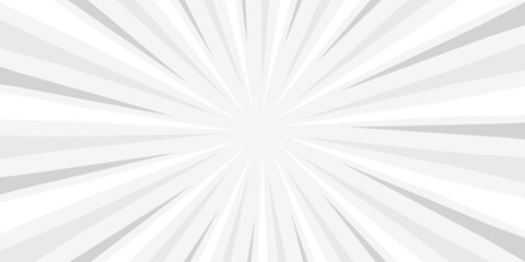 Comic book black and white radial lines background. Manga speed frame. Super hero action. Vector illustration