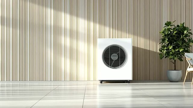 Fixing Air Conditioning Unit in Busy Hotel Lobby