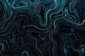 Abstract close-up of a glowing blue digital circuit board, showcasing intricate connections and technological design on a black background.
