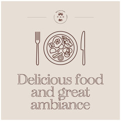 flyer design with restaurant 030.eps