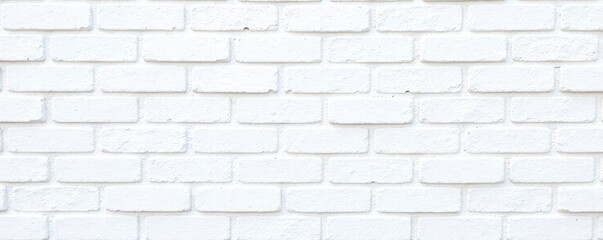 Fototapeta premium Clean white brick wall texture, perfect backdrop , design, shadow, exterior