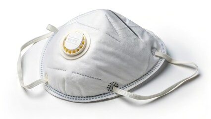 Grey Respirator Mask with Valve