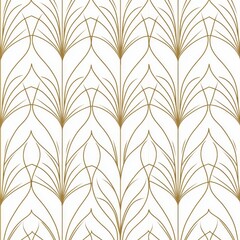 A modern background featuring a flower petal or leaf geometric pattern. This repetitive tile texture is arranged in an oval shape with a gradient effect, creating a clean design suitable for
