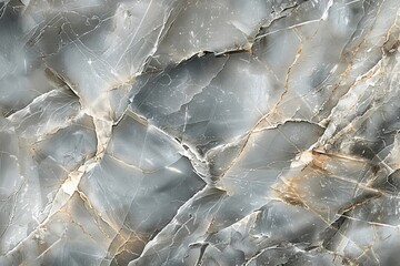 Fototapeta premium Luxurious Light Overlay on Close-Up Grey Marble Texture Background