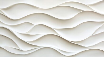 White background with a wavy line pattern, elegant and sophisticated, suitable for various applications in design or graphic creation