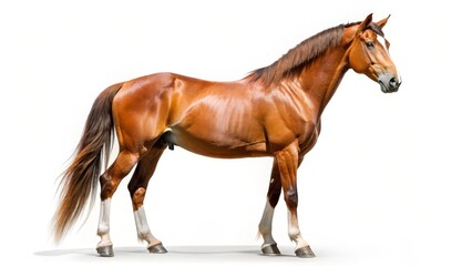 Obraz premium Chestnut Horse Profile