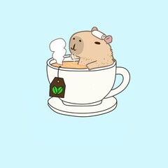 Capybara in a Tea Glass