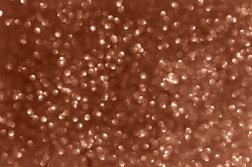 Mocha brown sequins background. Perfect texture for your design. Demonstrating color of 2025 year