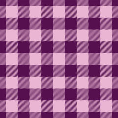 Mexican tartan texture fabric, upscale background seamless textile. Messy pattern vector check plaid in magenta and light colors.