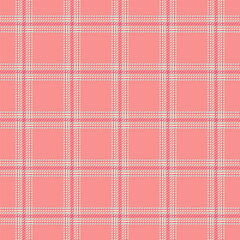 Pretty pink and white plaid pattern.  Perfect for textile design, fashion, websites, or backgrounds.  Subtle texture adds visual interest.  Ideal for springsummer projects.