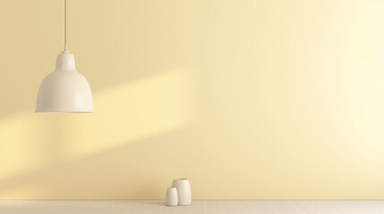 Soft creamy pale yellow background with smooth seamless texture on background