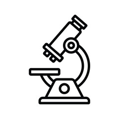 microscope icon vector design template simple and clean