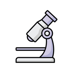 microscope icon vector design template simple and clean
