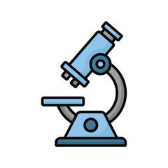 microscope icon vector design template simple and clean