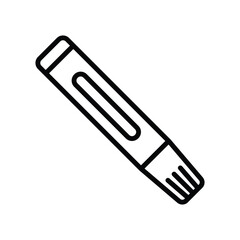 white board marker icon vector design template simple and clean