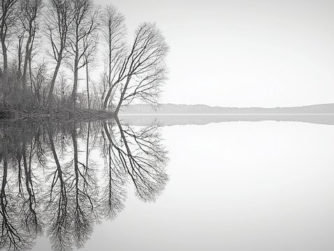 This artwork blends symmetry found in nature with the harmony of soft mist to create a surreal and emotional atmosphere. It highlights the sharp colors and details unique to digital 