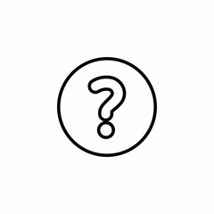 Help question mark icon vector sign