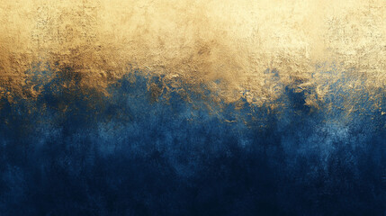 A luxurious gradient starting with royal blue fading into shimmering gold with a brushed texture for a sophisticated aesthetic.