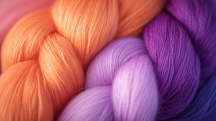 A dreamy gradient with shades of sunset orange, peach, and purple blending seamlessly into one another, reminiscent of twilight.