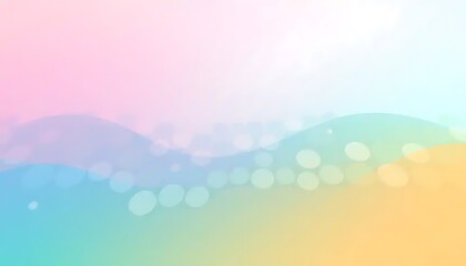 Pastel Waves Abstract Background Design