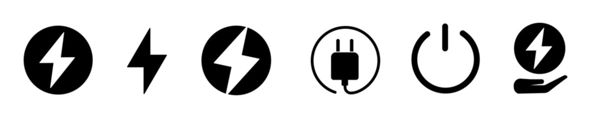 Energy icon set. Energy icons