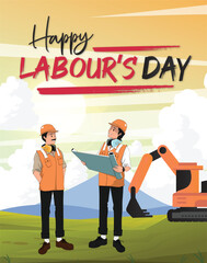 worker with a helmet