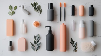 A collection of various toiletries