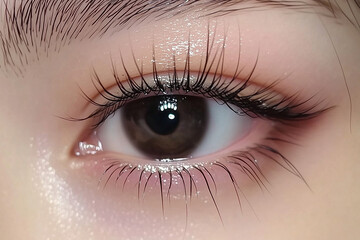 まつ毛、眉毛、眼のイメージ