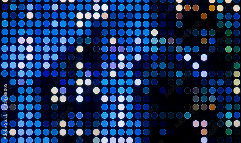 Aufkleber detailed macro photography of lcd monitor showing intricate pixels and patterns